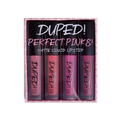 W7 Duped! Perfect Pinks Matte Liquid Lipstick Set