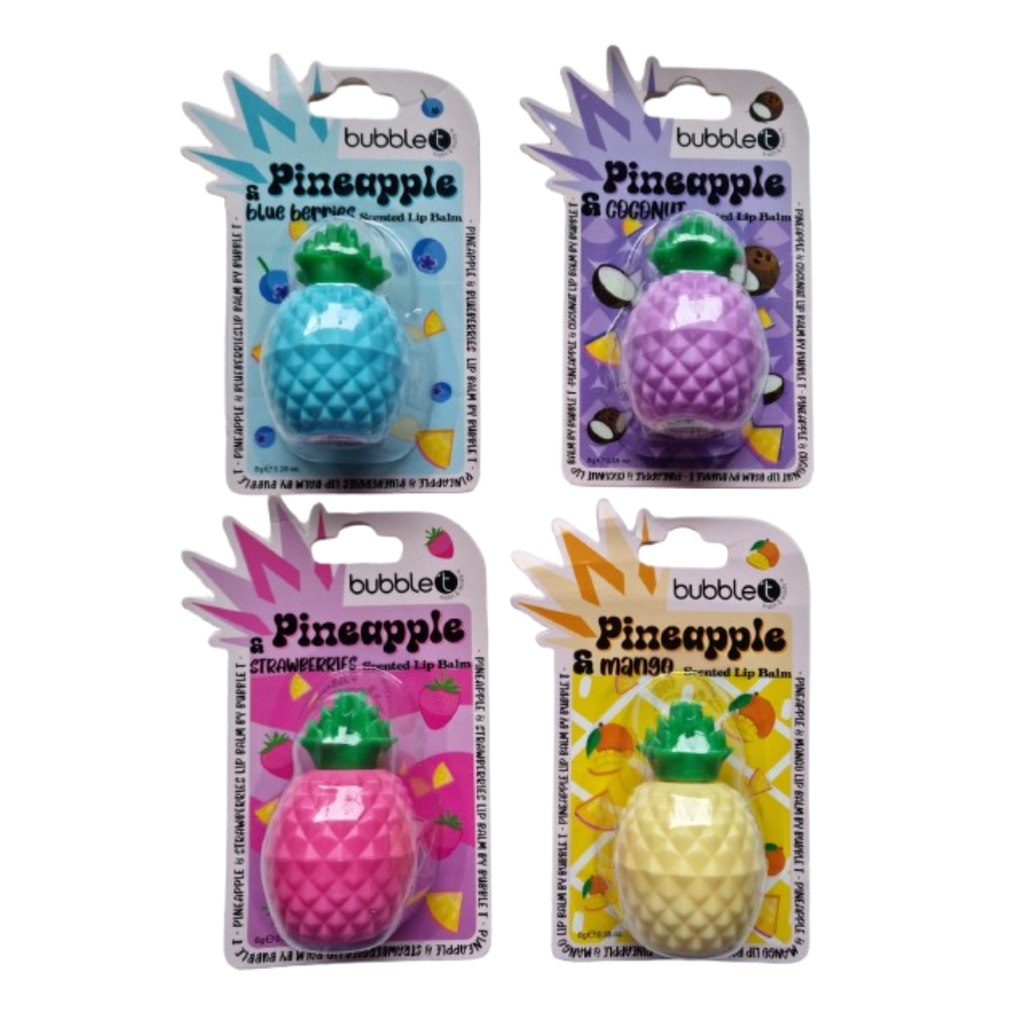 Bubble T Pineapple Scented Lip Balm