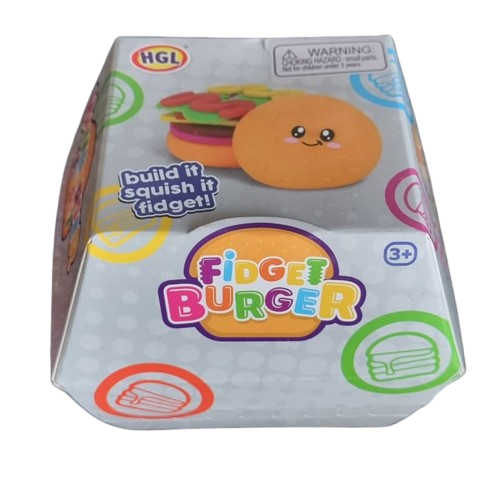 Fidget Burger Squishy Sensory Toy