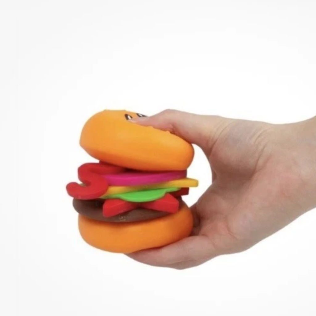 Fidget Burger Squishy Sensory Toy