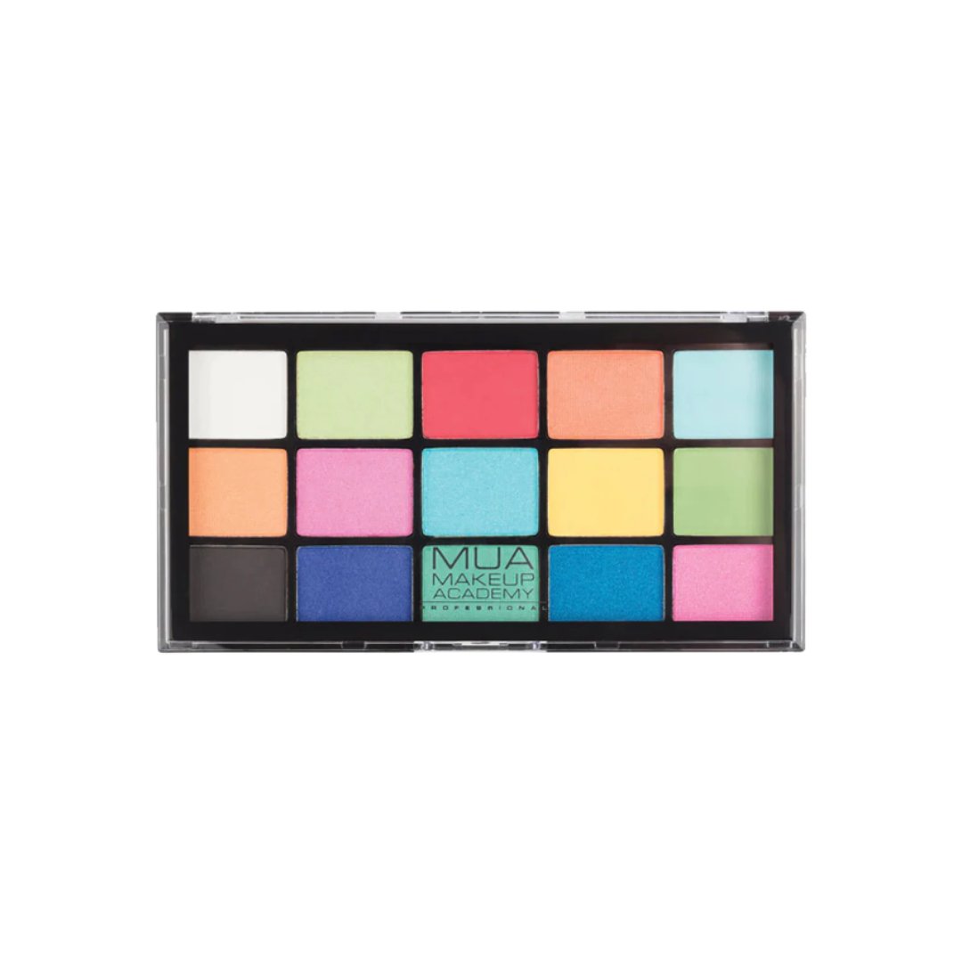 MUA Makeup Academy 15 Shade Eyeshadow Palette Colour Burst