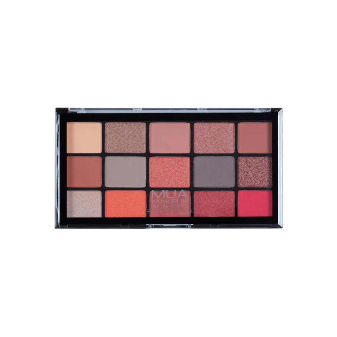 MUA Makeup Academy 15 Shade Eyeshadow Palette Fire Vixen