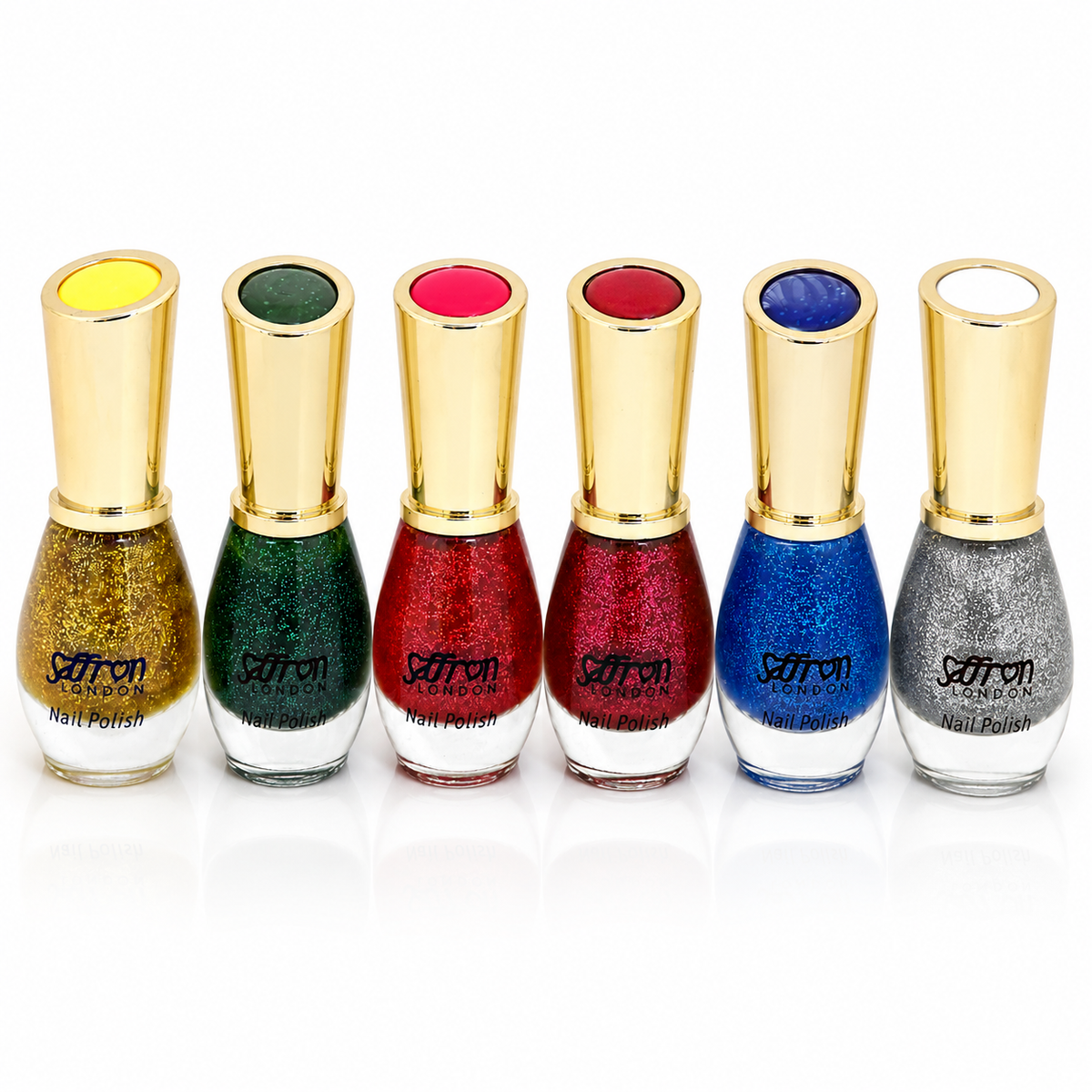 Saffron London Glitter Nail Polish