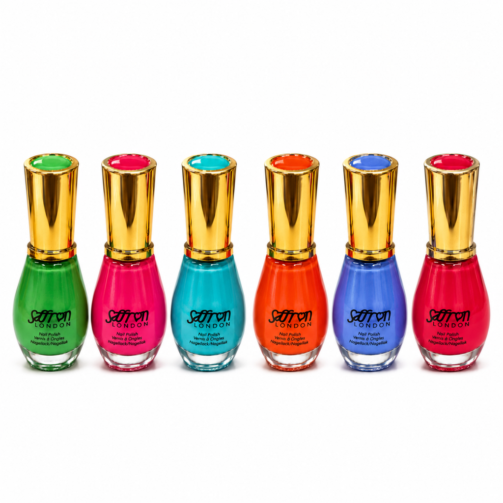 Saffron Retro Colours Nail Polish